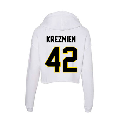 Centre College - NCAA Men's Basketball : Graham Krezmien - Women's Crop Fleece Hoodie-1