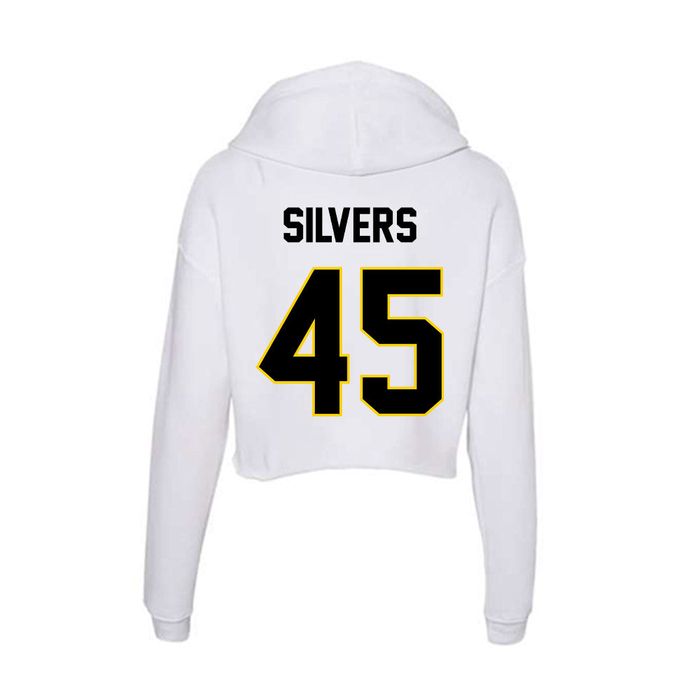 Centre College - NCAA Football : Caleb Silvers - Women's Crop Fleece Hoodie-1