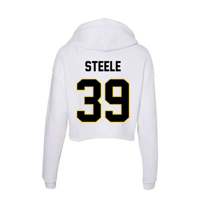 Centre College - NCAA Football : Ryan Steele - Women's Crop Fleece Hoodie-1