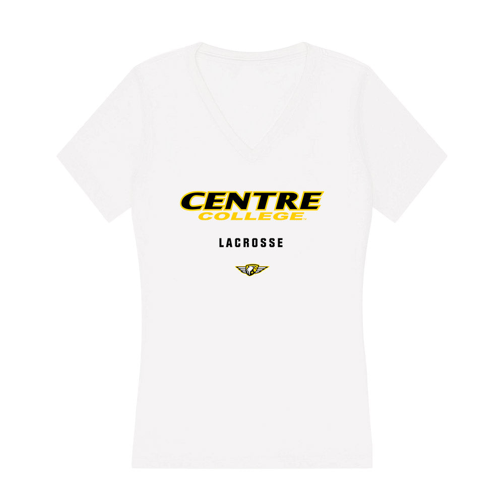 Centre College - NCAA Women's Lacrosse : Mary Haley - Women's V-Neck T-Shirt-0