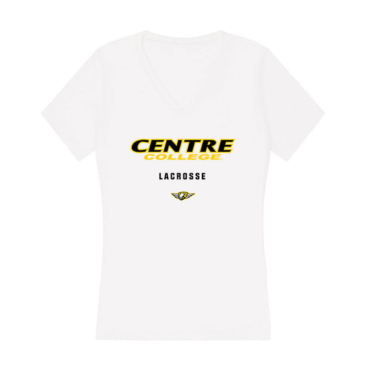 Centre College - NCAA Women's Lacrosse : Mary Haley - Women's V-Neck T-Shirt-0