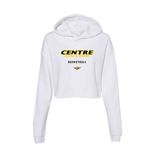 Centre College - NCAA Men's Basketball : Cade Stinnett - Women's Crop Fleece Hoodie-0