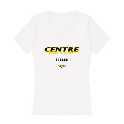 Centre College - NCAA Women's Soccer : Ashtyn Warner - Women's V-Neck T-Shirt-0