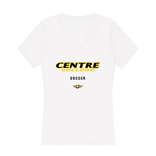 Centre College - NCAA Women's Soccer : Alexis Kronenthal - Women's V-Neck T-Shirt-0