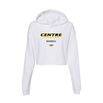 Centre College - NCAA Baseball : Perry Nadreau - Women's Crop Fleece Hoodie-0
