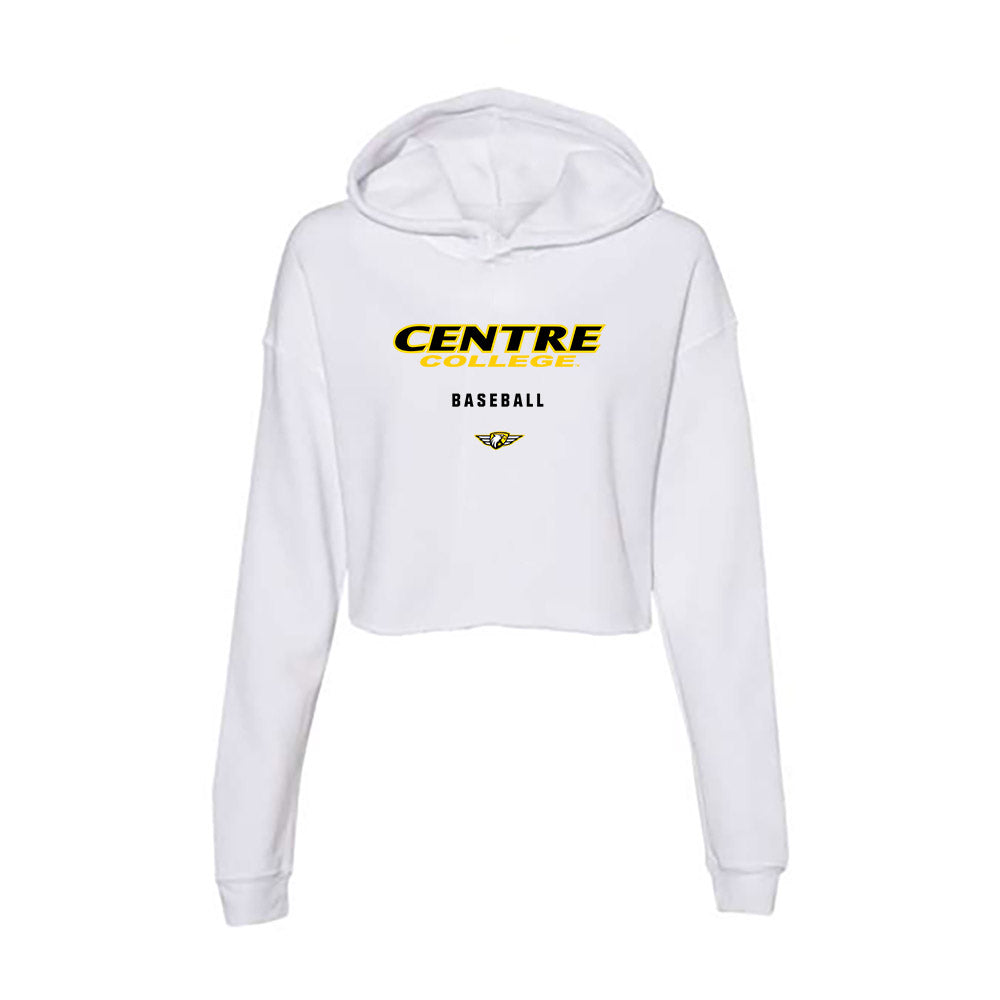 Centre College - NCAA Baseball : Aidan Christmas - Women's Crop Fleece Hoodie-0