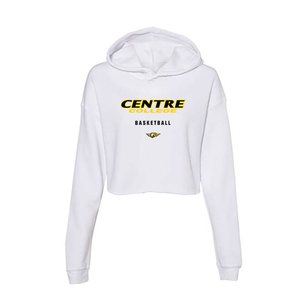 Centre College - NCAA Men's Basketball : Garrison Hildebrant - Women's Crop Fleece Hoodie-0