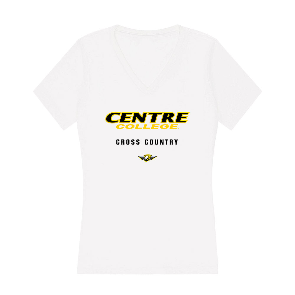 Centre College - NCAA Men's Cross Country : Quinn Gulden - Women's V-Neck T-Shirt-0