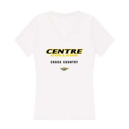 Centre College - NCAA Men's Cross Country : Quinn Gulden - Women's V-Neck T-Shirt-0