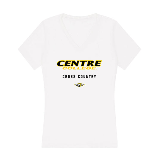 Centre College - NCAA Men's Cross Country : Quinn Gulden - Women's V-Neck T-Shirt-0