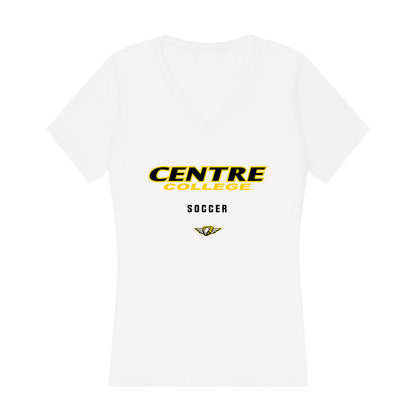 Centre College - NCAA Women's Soccer : Buckley Sparks - Women's V-Neck T-Shirt-0