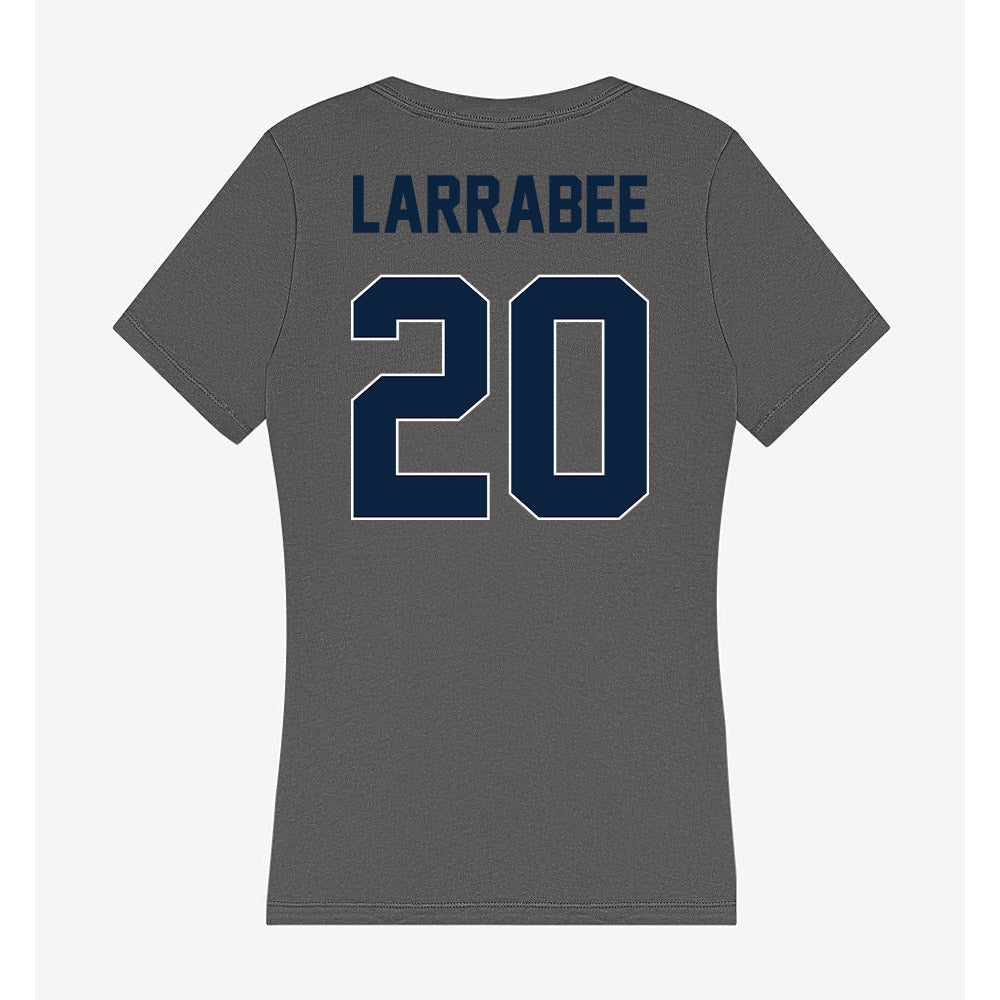 Xavier - NCAA Women's Lacrosse : Summer Larrabee - Women's V-Neck T-Shirt-1