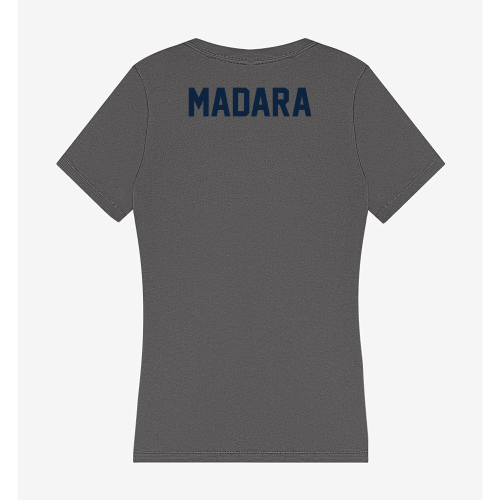 Xavier - NCAA Women's Swimming & Diving : Teegan Madara - Women's V-Neck T-Shirt-1