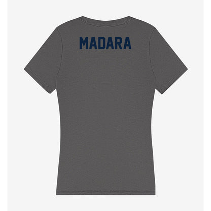 Xavier - NCAA Women's Swimming & Diving : Teegan Madara - Women's V-Neck T-Shirt-1
