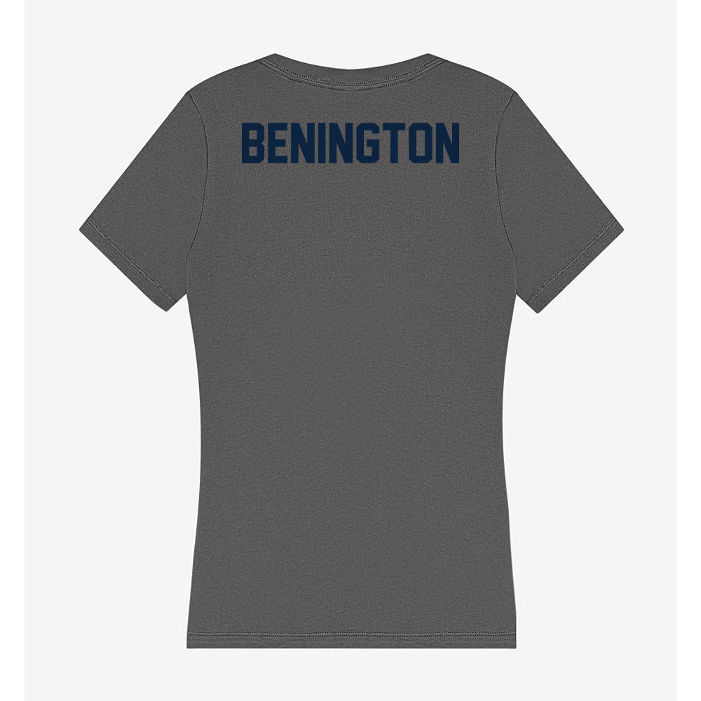 Xavier - NCAA Men's Swimming & Diving : Patrick Benington - Women's V-Neck T-Shirt-1