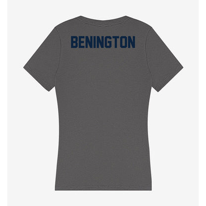 Xavier - NCAA Men's Swimming & Diving : Patrick Benington - Women's V-Neck T-Shirt-1