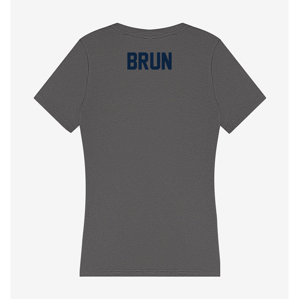 Xavier - NCAA Men's Swimming & Diving : Truman Brun - Women's V-Neck T-Shirt-1