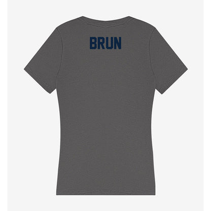 Xavier - NCAA Men's Swimming & Diving : Truman Brun - Women's V-Neck T-Shirt-1