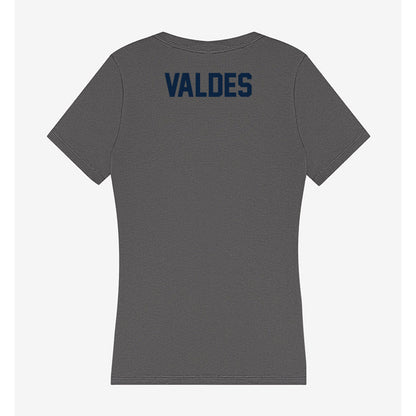 Xavier - NCAA Men's Swimming & Diving : Diego Valdes - Women's V-Neck T-Shirt-1