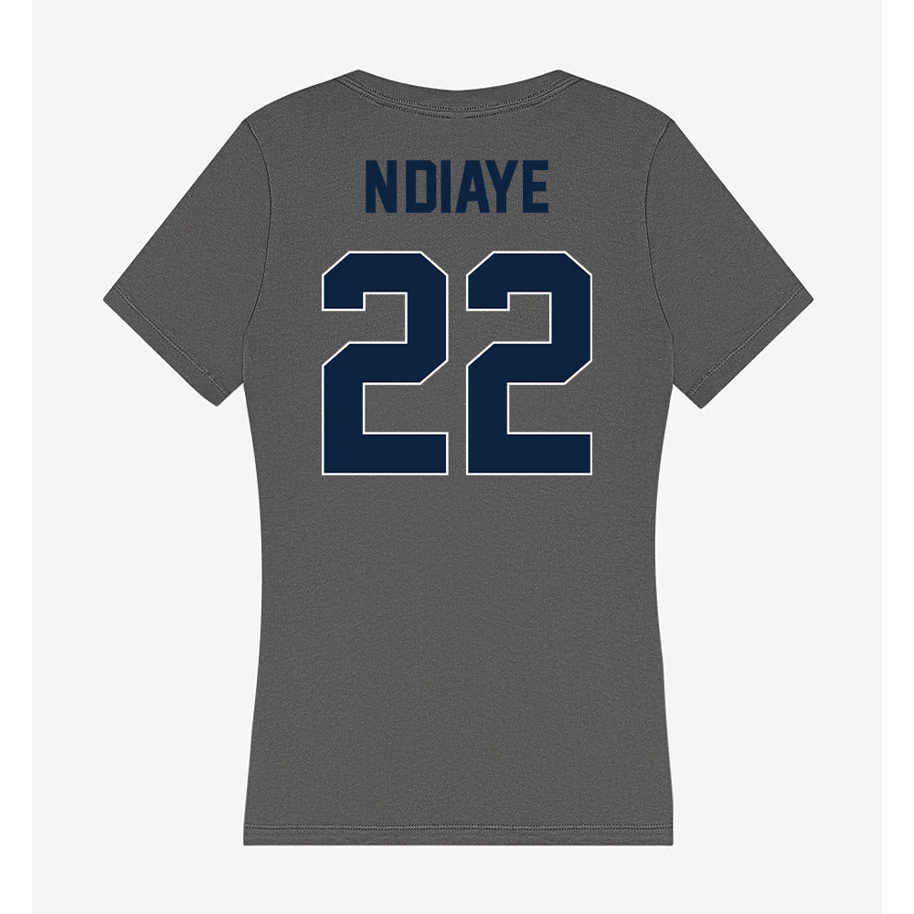 Xavier - NCAA Men's Basketball : Pape N'Diaye - Women's V-Neck T-Shirt-1