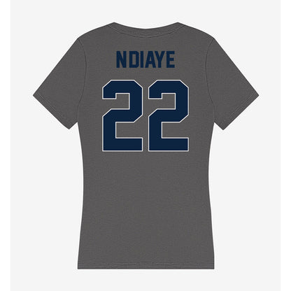 Xavier - NCAA Men's Basketball : Pape N'Diaye - Women's V-Neck T-Shirt-1