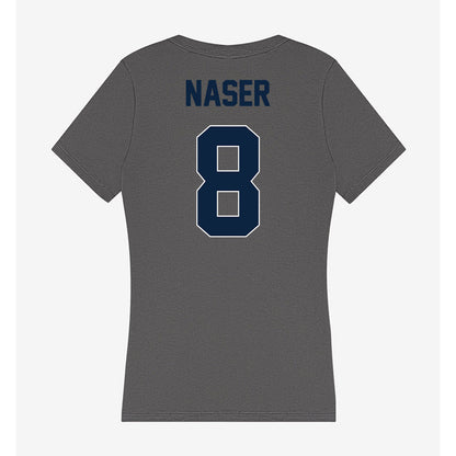 Xavier - NCAA Men's Basketball : Luke Naser - Women's V-Neck T-Shirt-1