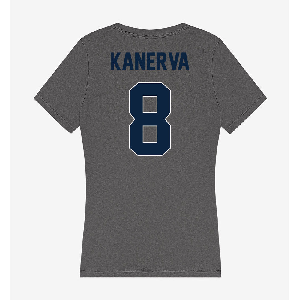 Xavier - NCAA Women's Basketball : Meri Kanerva - Women's V-Neck T-Shirt-1