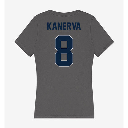 Xavier - NCAA Women's Basketball : Meri Kanerva - Women's V-Neck T-Shirt-1