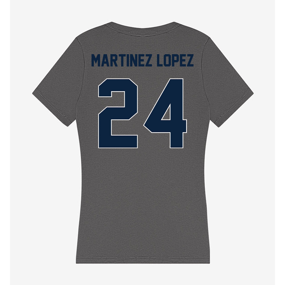 Xavier - NCAA Women's Basketball : Lucia Martinez Lopez - Women's V-Neck T-Shirt-1