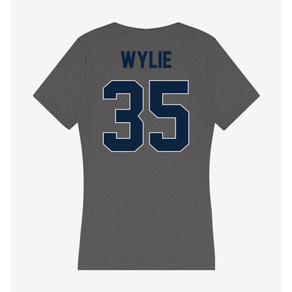 Xavier - NCAA Baseball : Jon Wylie - Women's V-Neck T-Shirt-1