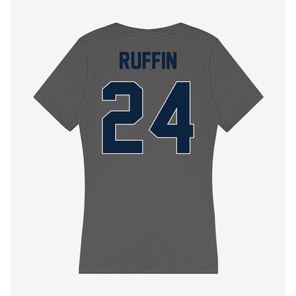 Xavier - NCAA Men's Soccer : Ellison Ruffin - Women's V-Neck T-Shirt-1