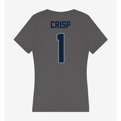 Xavier - NCAA Baseball : JD Crisp - Women's V-Neck T-Shirt-1