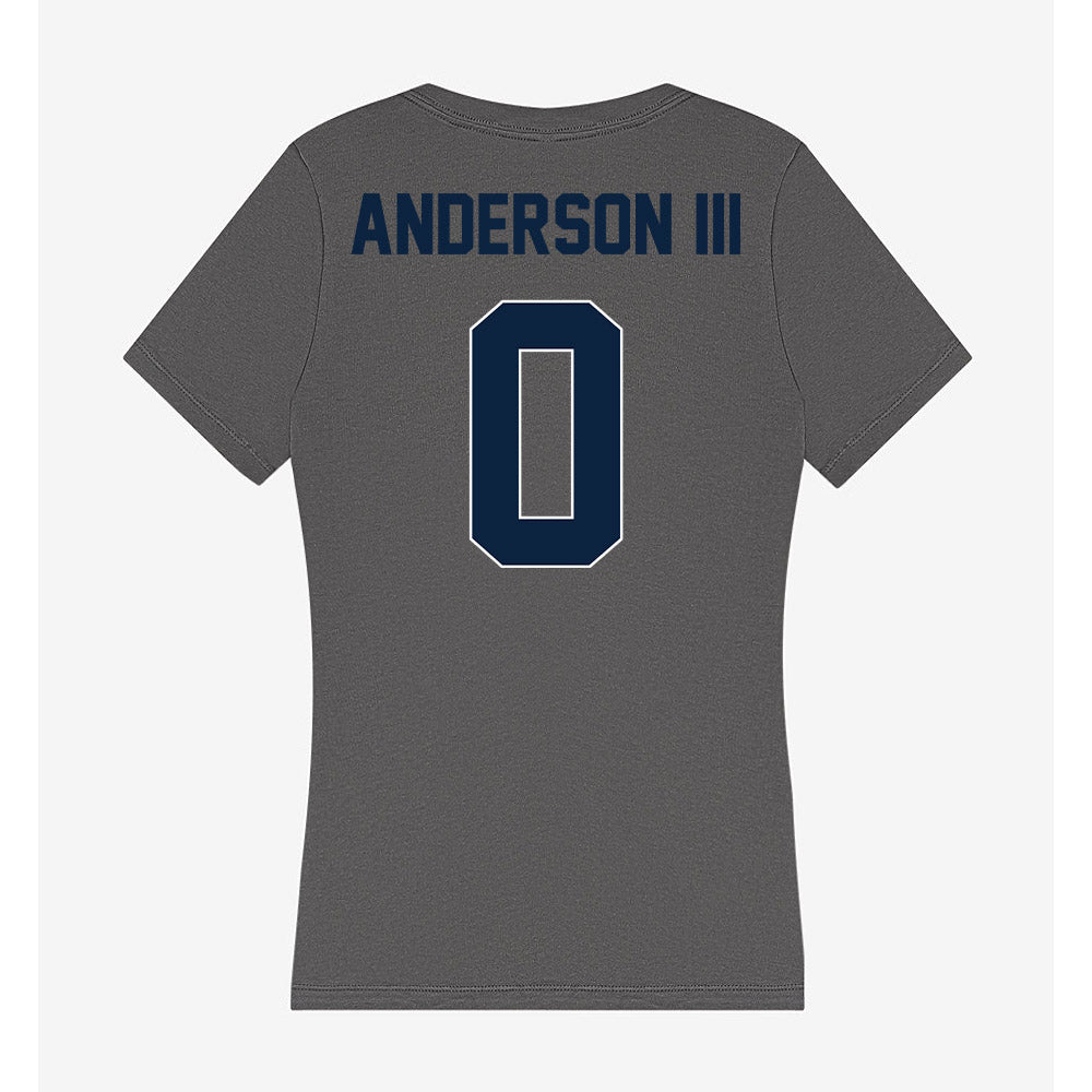 Xavier - NCAA Men's Basketball : Roddie Anderson III - Women's V-Neck T-Shirt-1