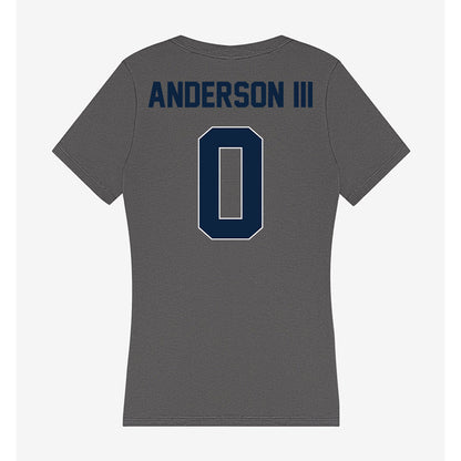 Xavier - NCAA Men's Basketball : Roddie Anderson III - Women's V-Neck T-Shirt-1