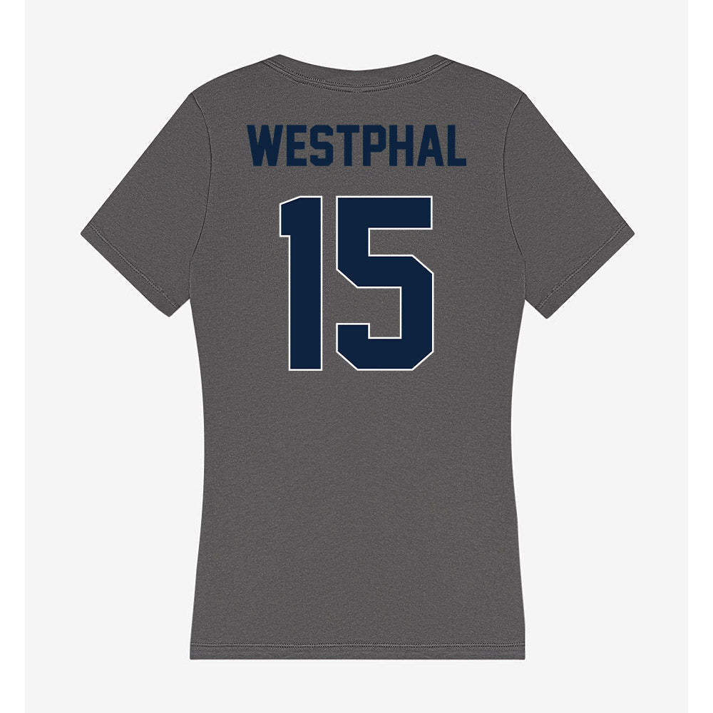 Xavier - NCAA Men's Basketball : Kason Westphal - Women's V-Neck T-Shirt-1