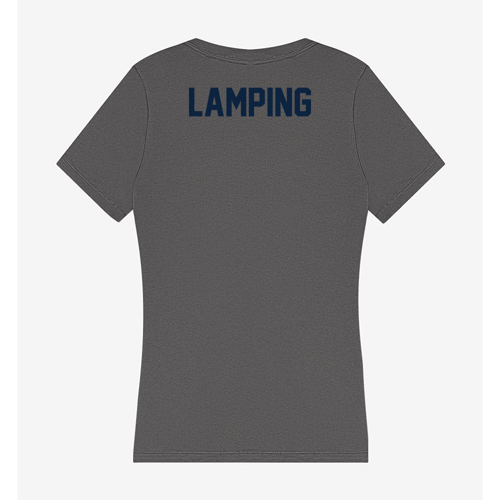 Xavier - NCAA Men's Swimming & Diving : Adam Lamping - Women's V-Neck T-Shirt-1