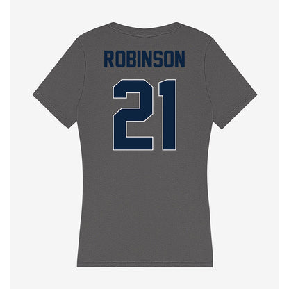 Xavier - NCAA Men's Basketball : Anthony Robinson - Women's V-Neck T-Shirt-1