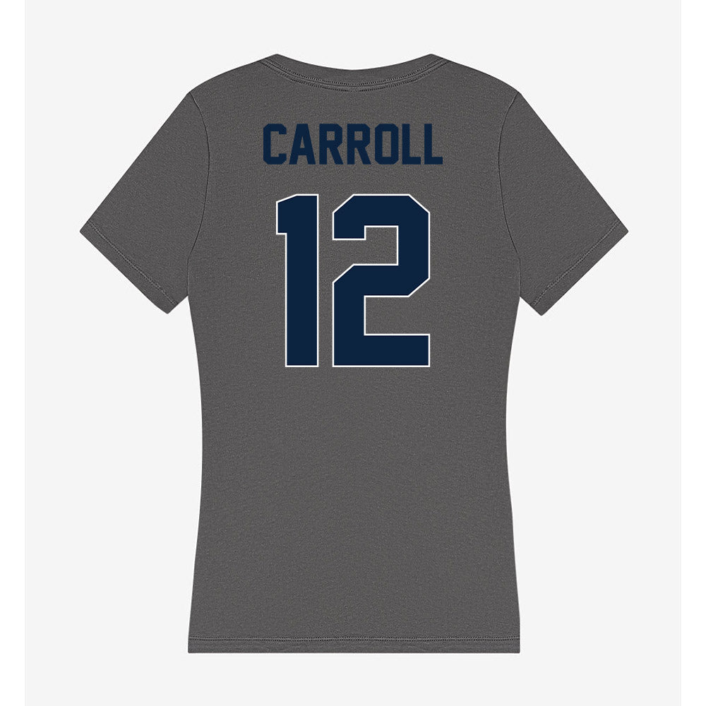Xavier - NCAA Men's Basketball : Tre Carroll - Women's V-Neck T-Shirt-1
