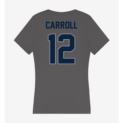 Xavier - NCAA Men's Basketball : Tre Carroll - Women's V-Neck T-Shirt-1