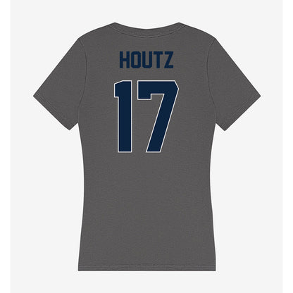 Xavier - NCAA Women's Soccer : Callie Houtz - Women's V-Neck T-Shirt-1