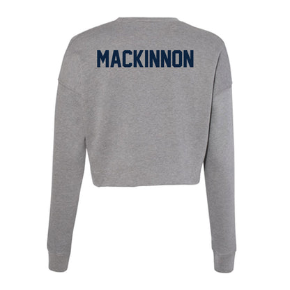 Xavier - NCAA Women's Track & Field : Amanda MacKinnon - Women's Cropped Crew Fleece-1