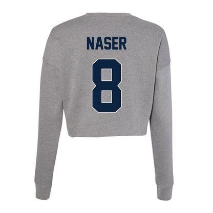 Xavier - NCAA Men's Basketball : Luke Naser - Women's Cropped Crew Fleece-1
