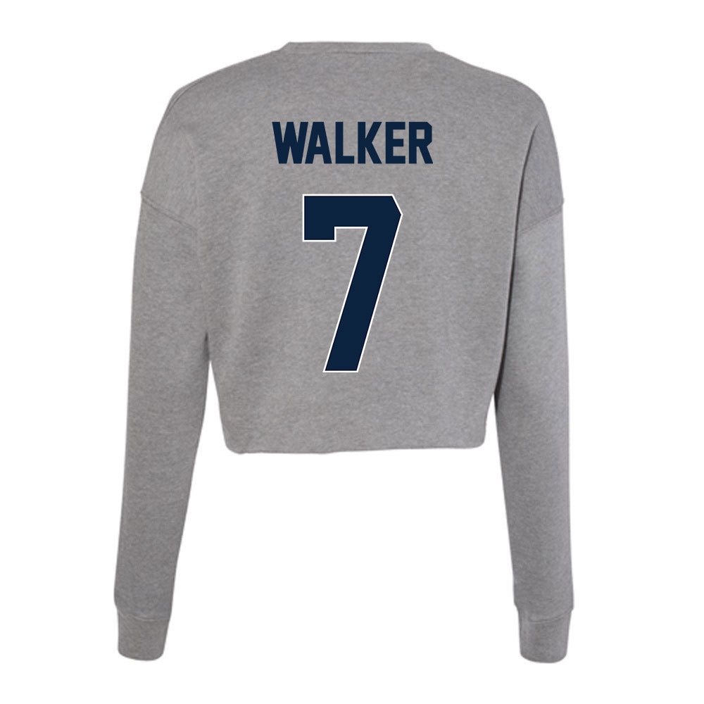 Xavier - NCAA Men's Basketball : Isaiah Walker - Women's Cropped Crew Fleece-1