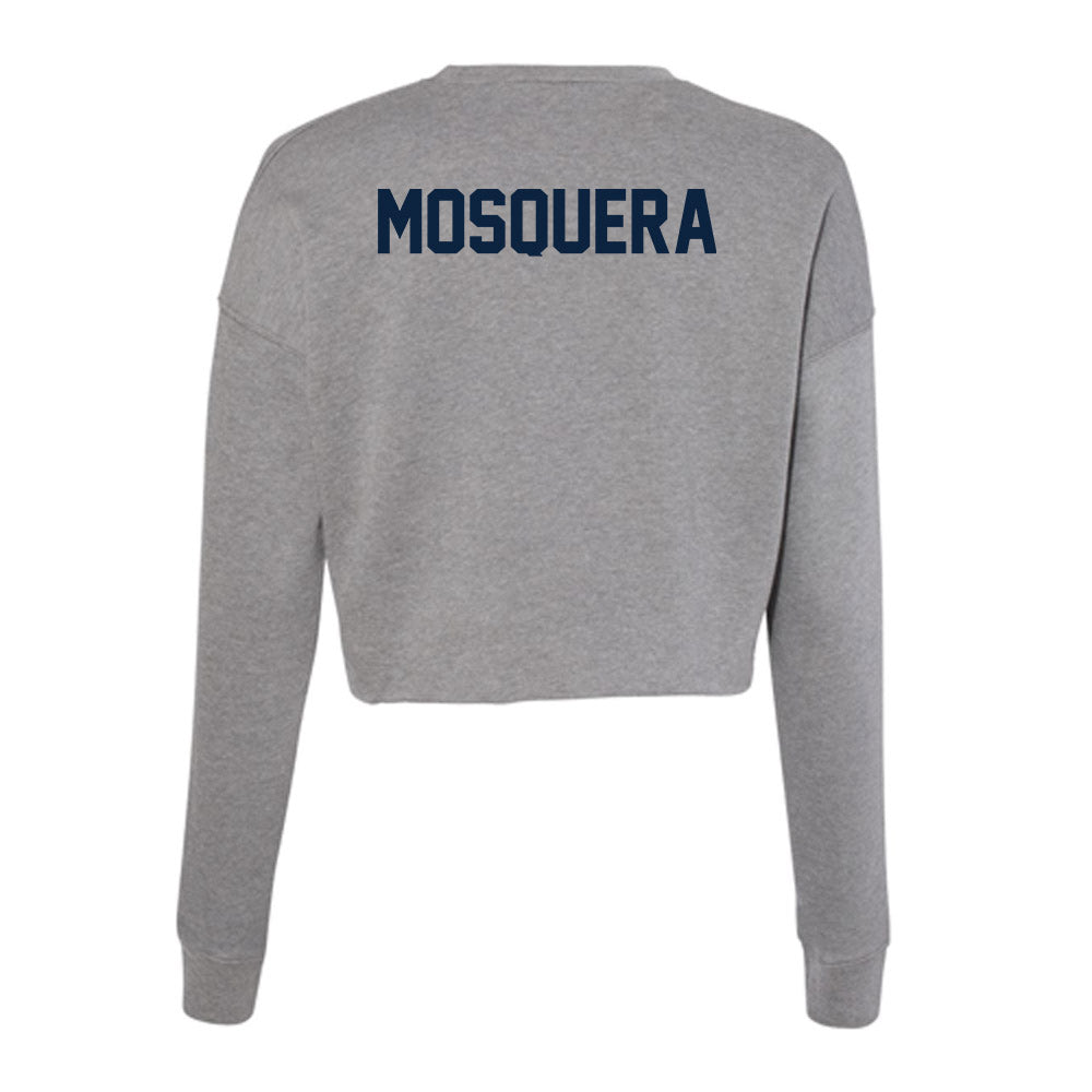Xavier - NCAA Women's Track & Field : Mateo Mosquera - Women's Cropped Crew Fleece-1