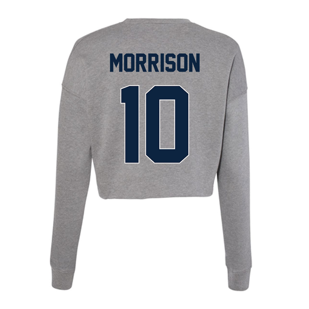 Xavier - NCAA Women's Soccer : Alexis Morrison - Women's Cropped Crew Fleece-1
