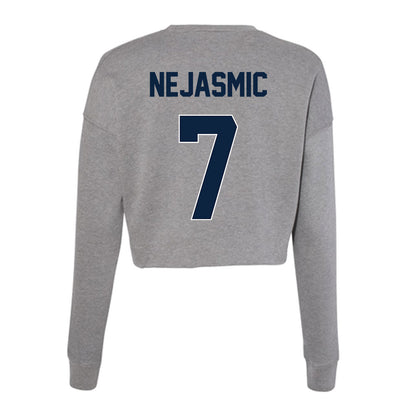 Xavier - NCAA Women's Basketball : Vivien Nejasmic - Women's Cropped Crew Fleece-1