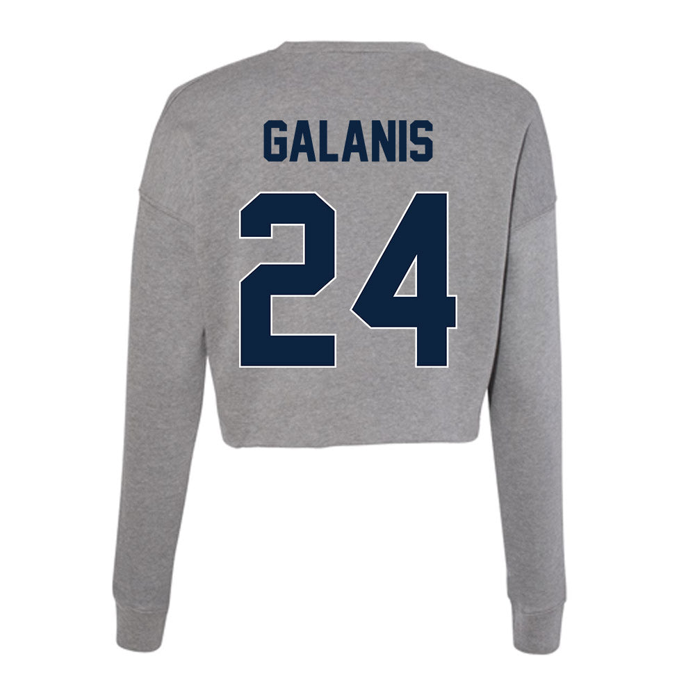 Xavier - NCAA Women's Lacrosse : Grace Galanis - Women's Cropped Crew Fleece-1