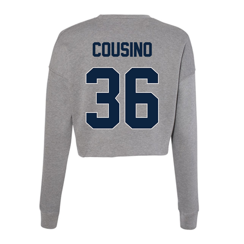 Xavier - NCAA Men's Soccer : Reece Cousino - Women's Cropped Crew Fleece-1