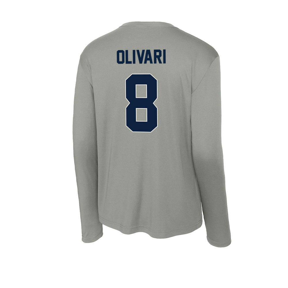 Xavier - NCAA Men's Basketball : Quincy Olivari - Activewear Long Sleeve T-Shirt-1