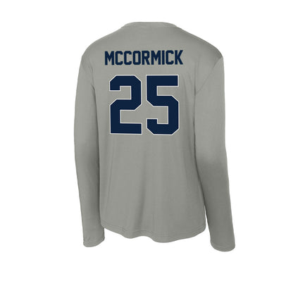 Xavier - NCAA Baseball : Matt McCormick - Activewear Long Sleeve T-Shirt-1